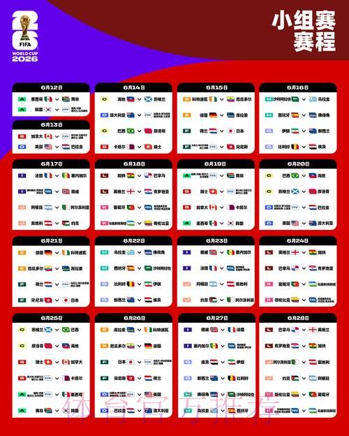 世界杯比赛时间怎么查